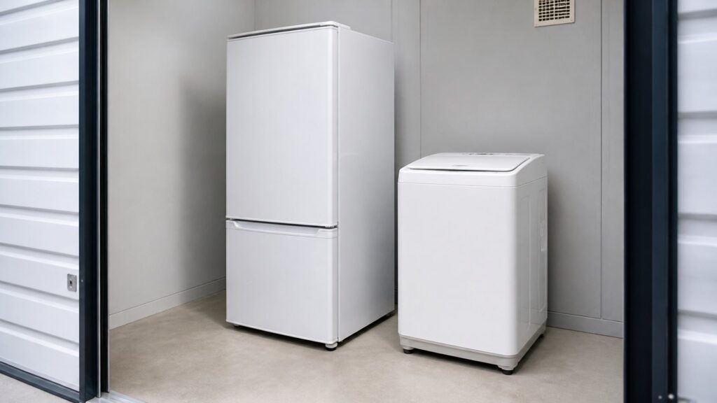 家具・家電の保管｜屋内型でも空調ありは73%だった