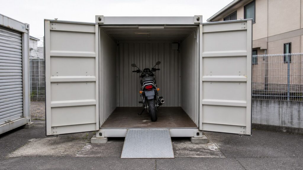 バイクの保管料金｜相場は月10,600円、実質は表示の1.45倍